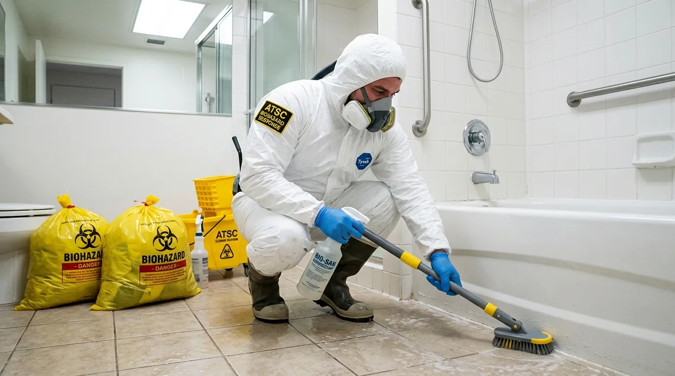 Decontamination equipment deployed for Blood Cleanup in Fort Atkinson